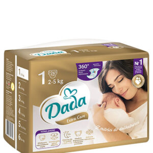 Dada 1 Newborn 2-5 kg Extra Care kg 26 pcs