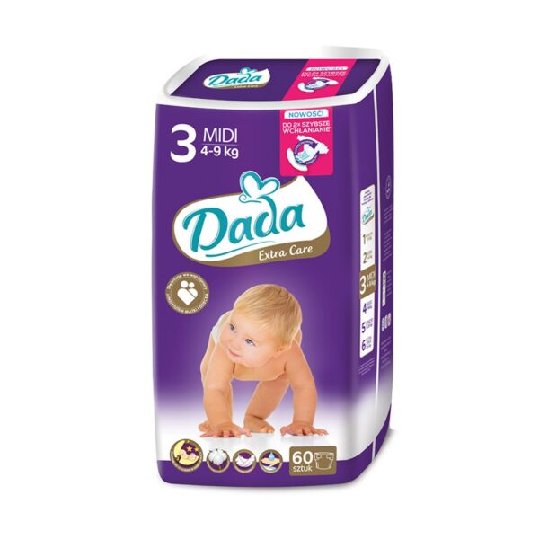 Dada Premium 3 MIDI 4-9 kg 60 pcs