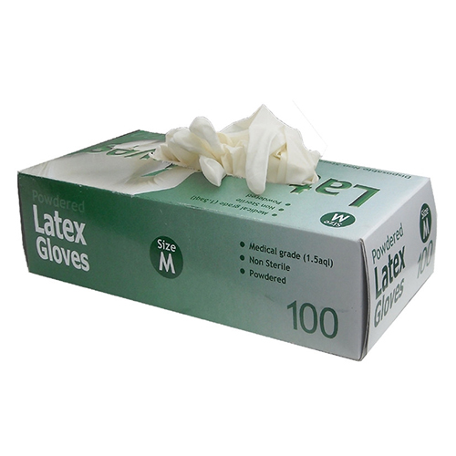 Latex gloves