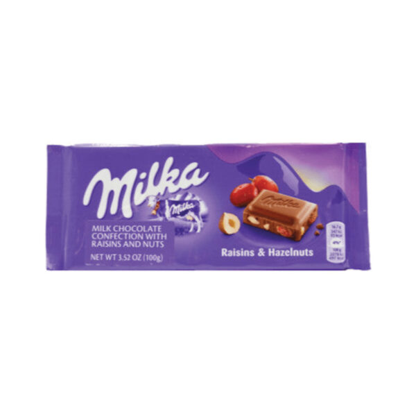 Milka Raisins & Nut Chocolate Bar (Trauben-Nuss)